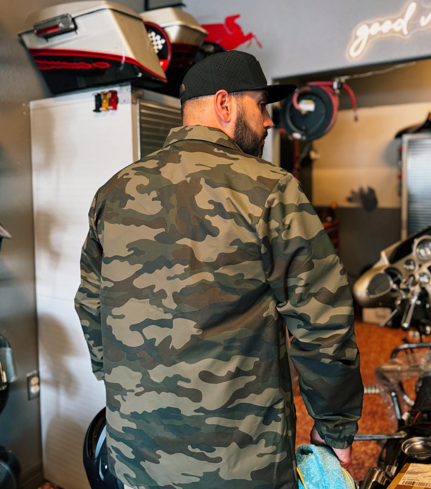 Dilla Co. Camo Coach’s Jacket