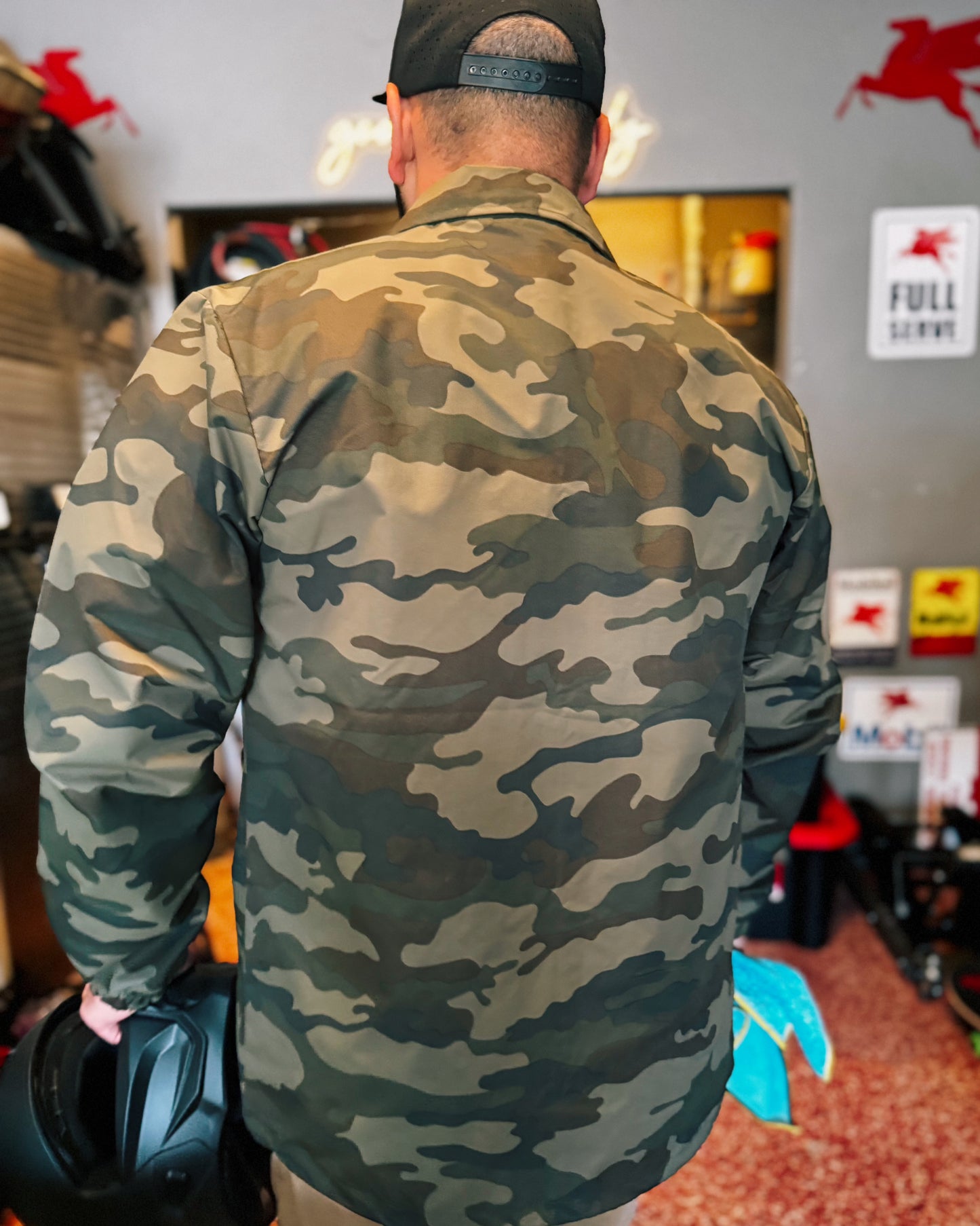 Dilla Co. Camo Coach’s Jacket