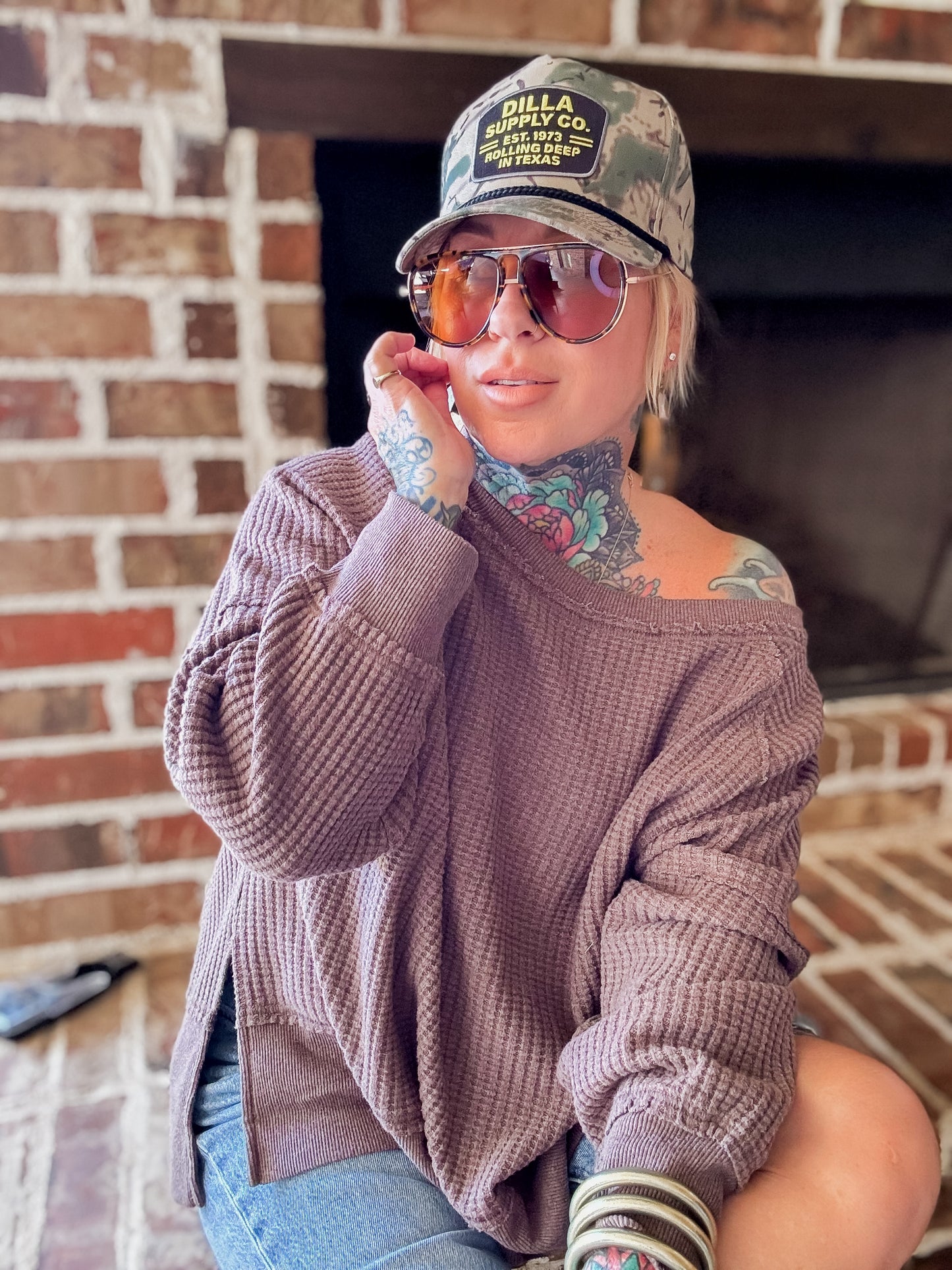 Rolling Deep Camo Trucker Hat