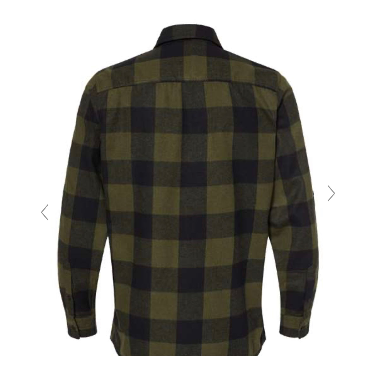 Dilla Long Sleeve Flannel Shirt Army/Black