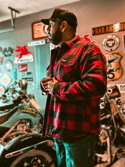 Dilla Quilted Flannel Shirt Jacket