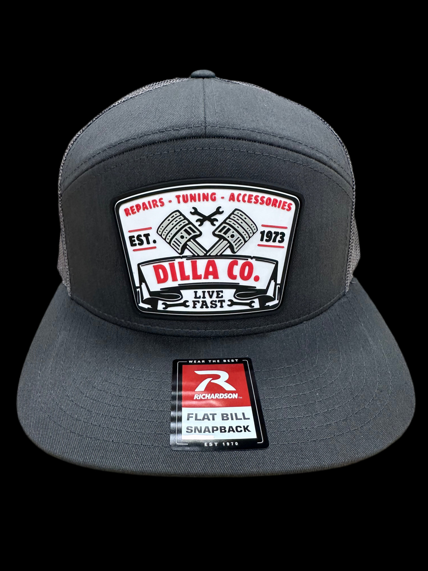 Dilla Co. Speed Shop Patch Hat Charcoal