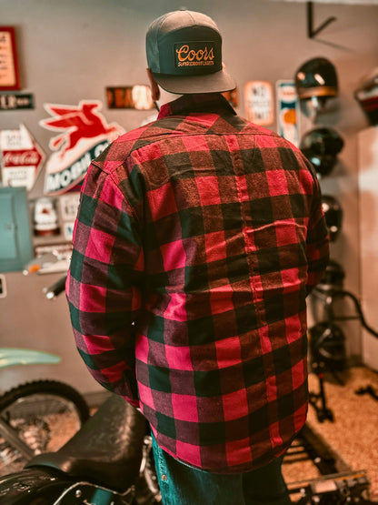 Dilla Quilted Flannel Shirt Jacket