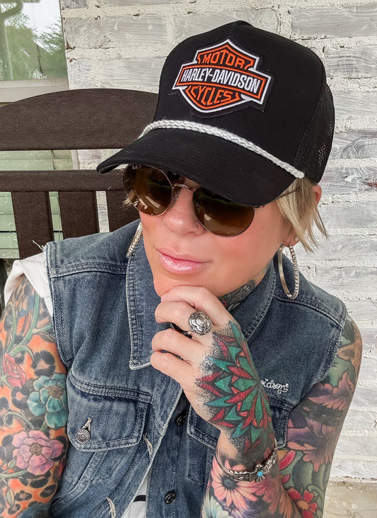 Harley Rope Trucker Hat
