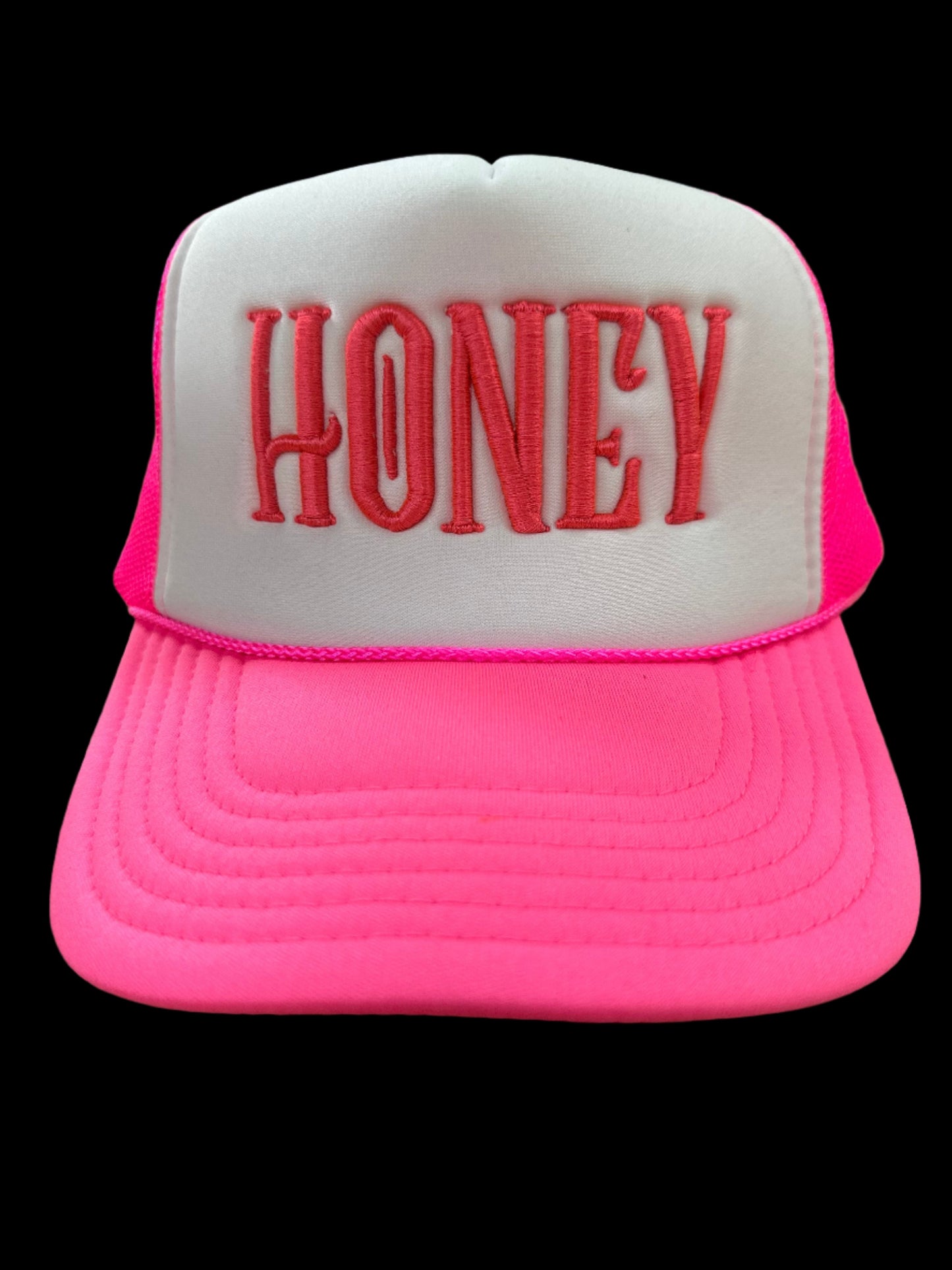 Gorra de camionero con diseño de miel