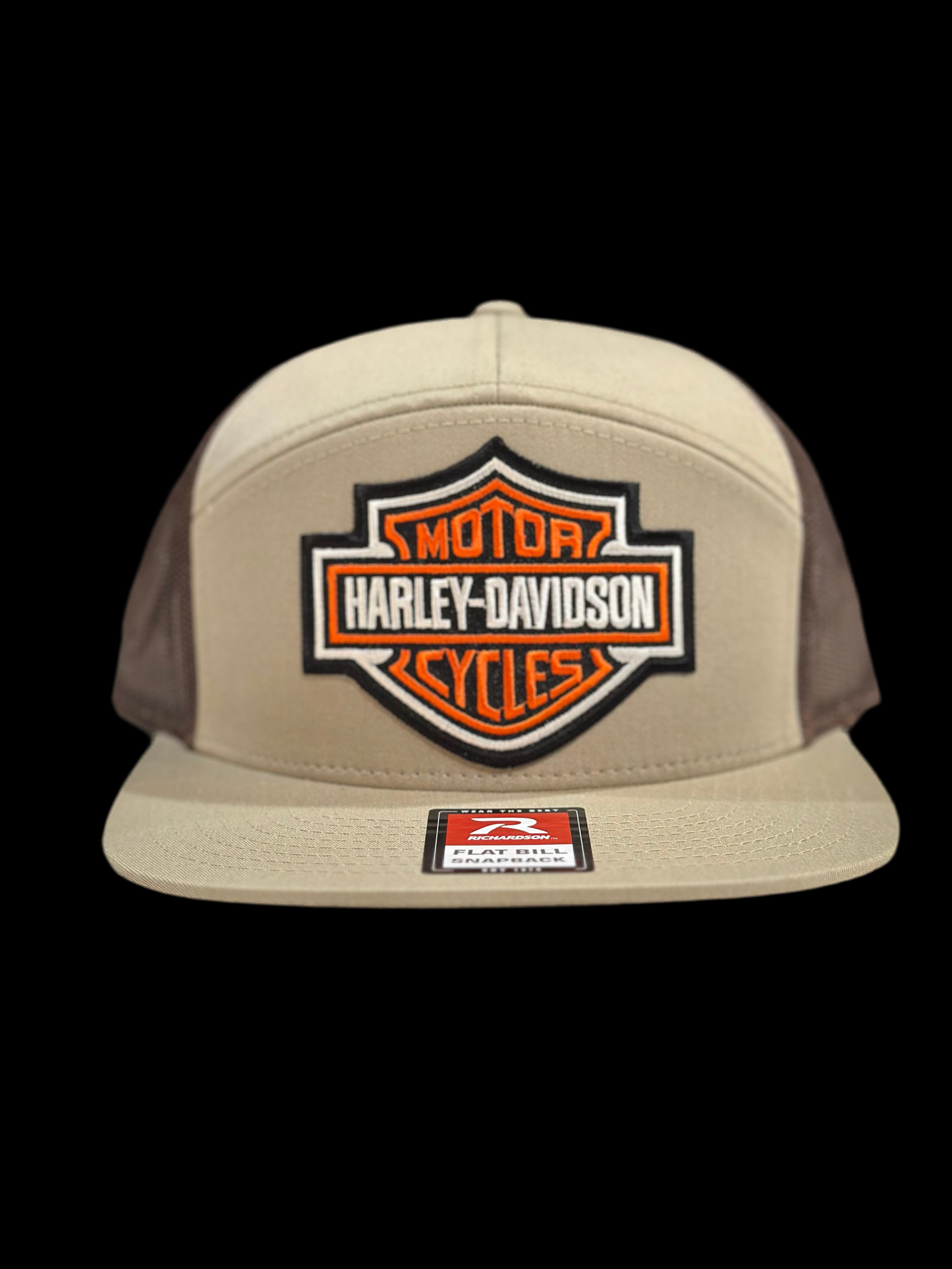 Harley Shield 7 Panel Tan/Brown