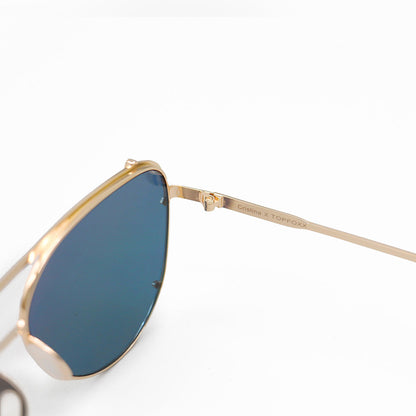 Cristina - Tangle Free - Mirrored Pink Aviator Sunglasses