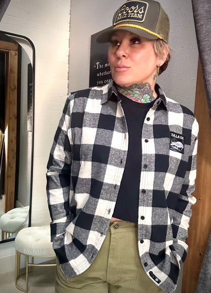 BEAUTIFUL CHAOS BOYFRIEND LADIES FLANNEL