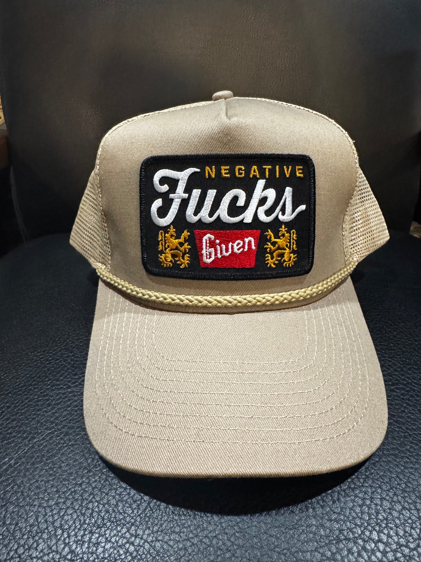 Negative Fucks Given Trucker Hat