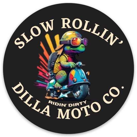 Slow Rollin’ Sticker 3x3”