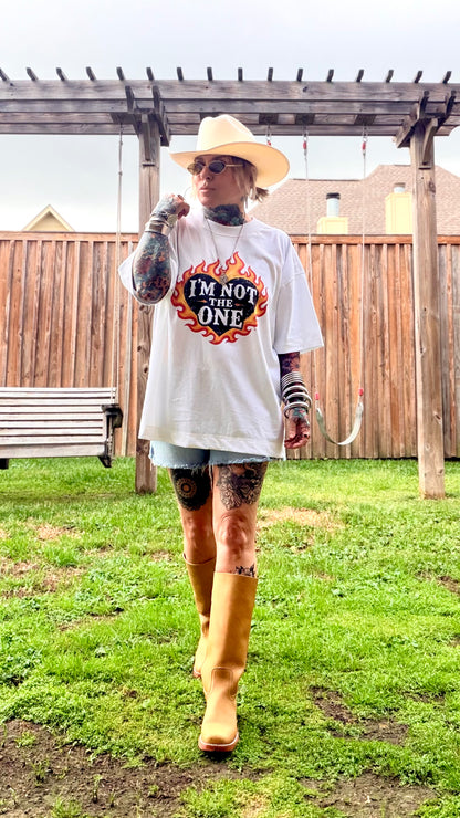 I’m Not The One Mid Length Tee