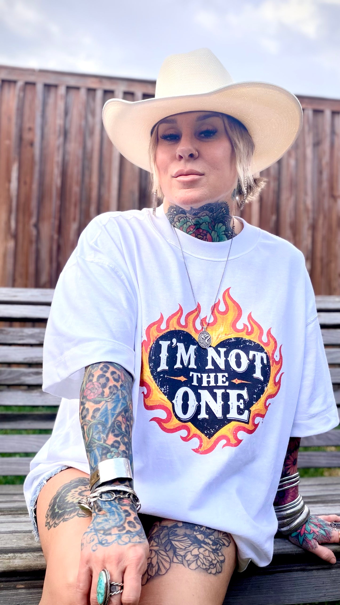 I’m Not The One Mid Length Tee