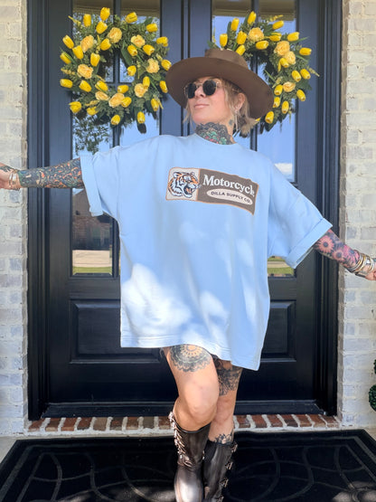 Motorcycle French Terry Tee