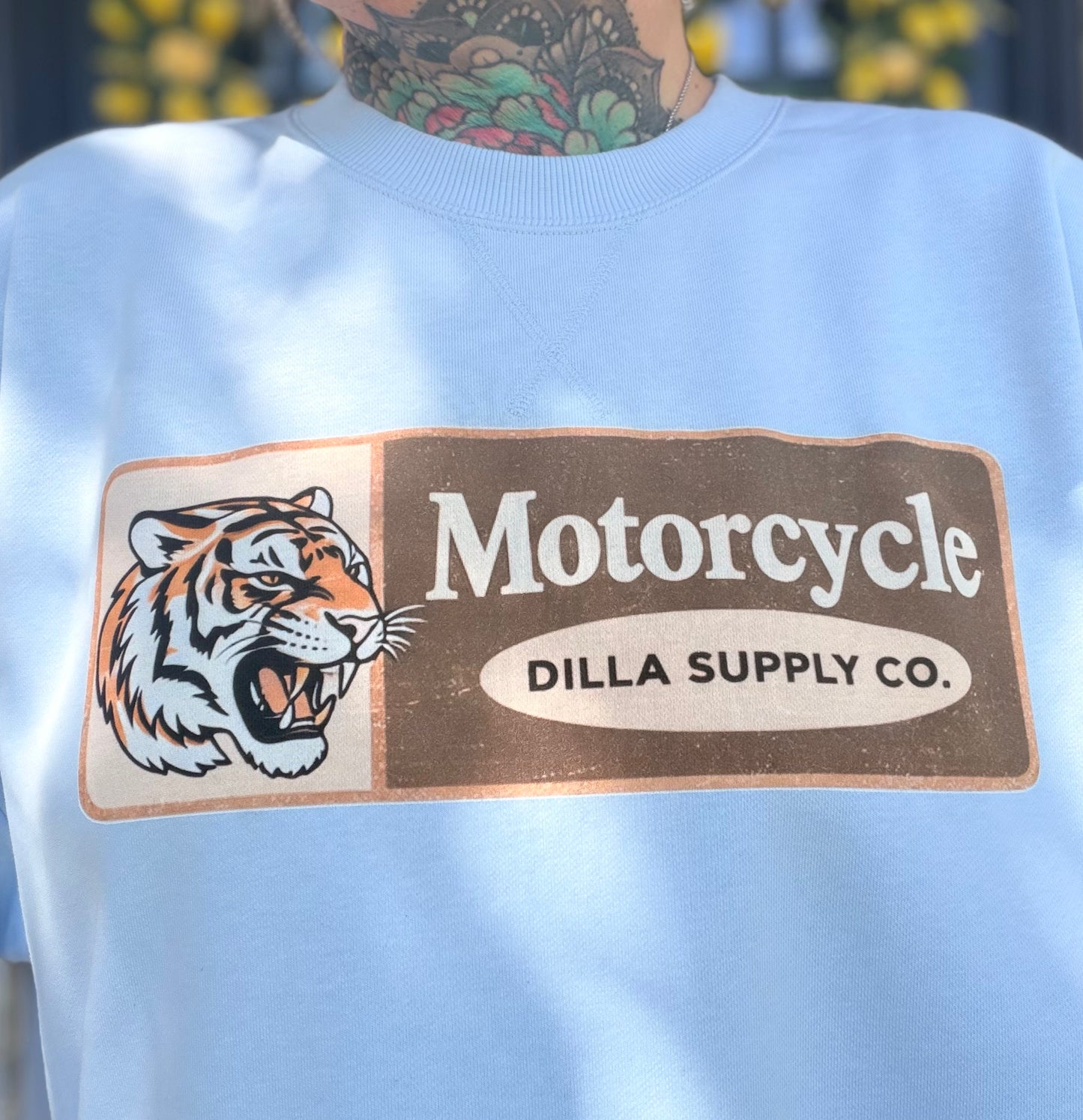 Motorcycle French Terry Tee
