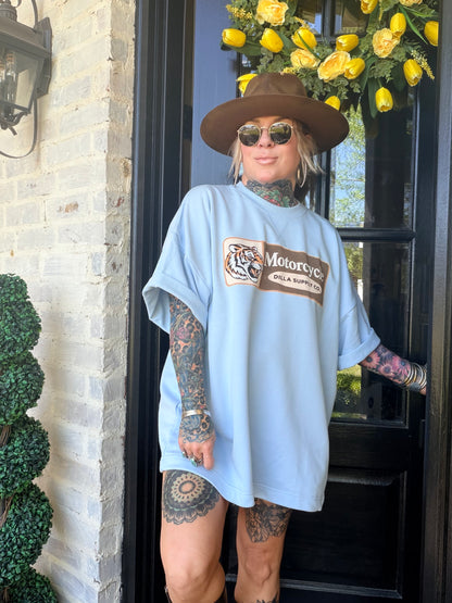 Motorcycle French Terry Tee