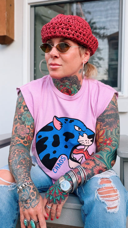 Chaos Sleeveless Tee