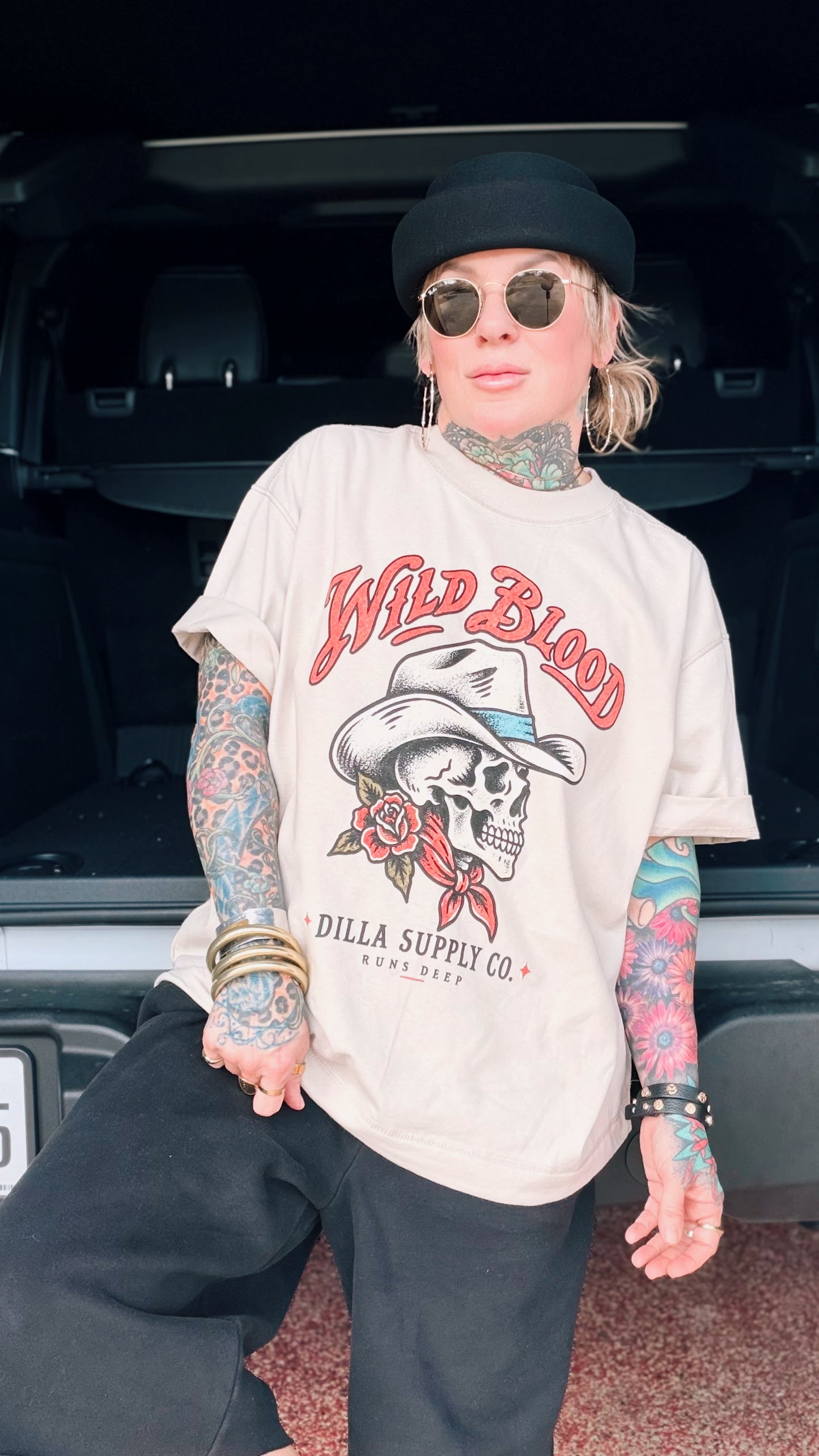 Wild Blood Boxy Tee