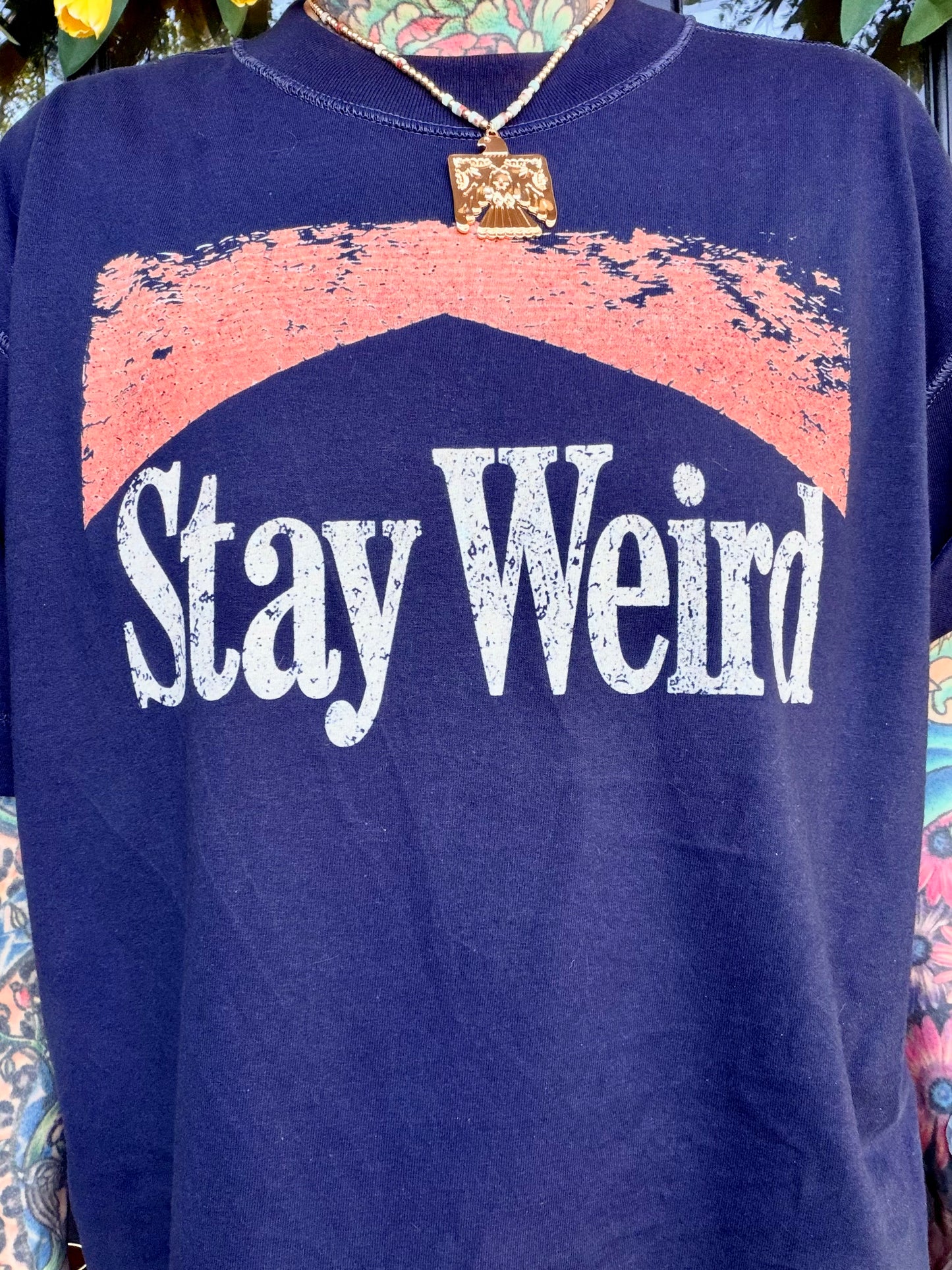 Stay Weird Boxy Tee