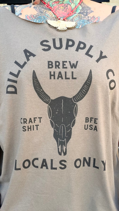 Locals Only Brew Hall Boxy Tee