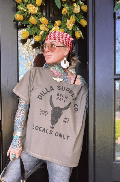 Locals Only Brew Hall Boxy Tee