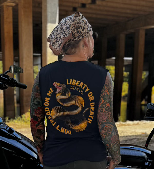 Don’t tread on me tank/tee